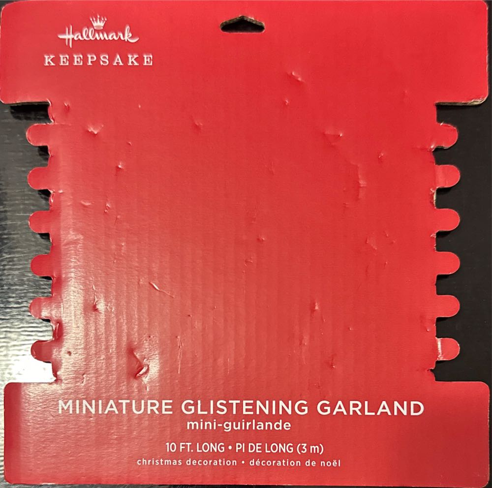 Glistening Garland 10’ - Keepsake (Christmas) ornament collectible [Barcode 763795645688] - Main Image 2