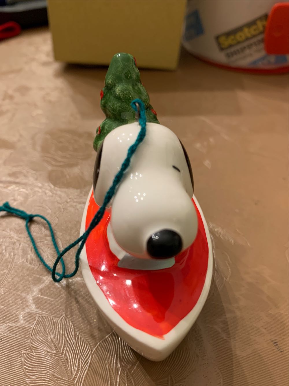 Snoopy In Boat - Peanuts ornament collectible - Main Image 2