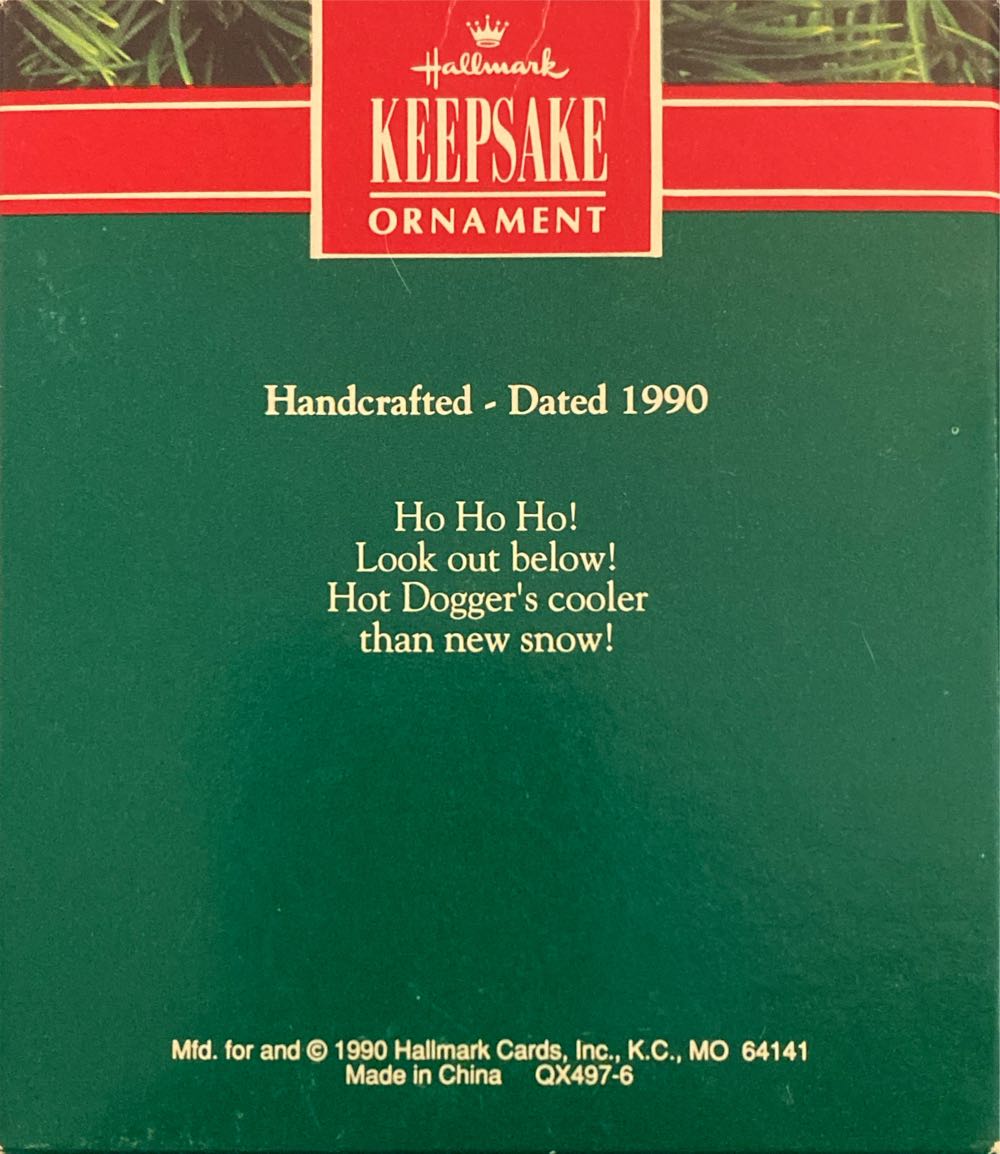 Hot Dogger - Hallmark Keepsake Ornament (Hallmark Keepsake) ornament collectible [Barcode 070000027437] - Main Image 2