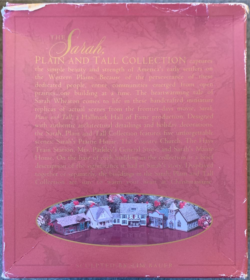 Sarah’s Prairie Home - The Sarah, Plain and Tall Collection (The Sarah, Plain And Tall Collection) ornament collectible [Barcode 015012203936] - Main Image 2