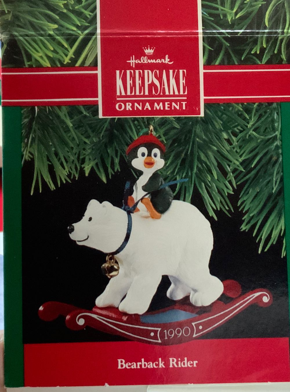 Hallmark Signature Premium Christmas Ornament Christmas Tree Green Metal