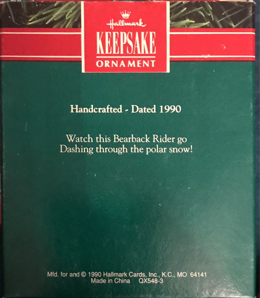 Bearback Rider - Penguin (Animals) ornament collectible [Barcode 070000027451] - Main Image 2