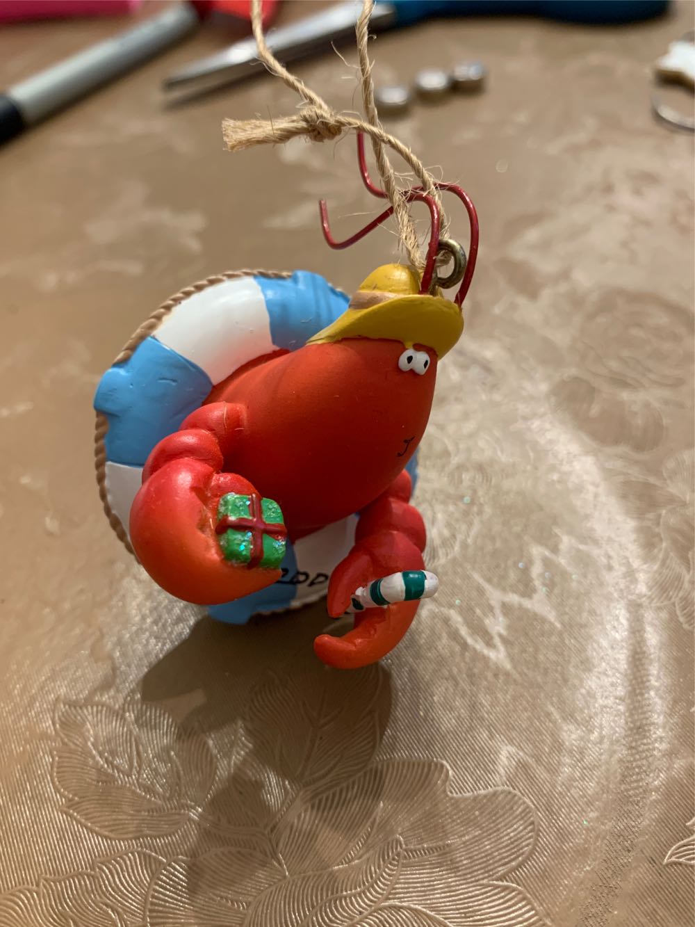 Cape Cod Lobster  (Beach) ornament collectible - Main Image 1