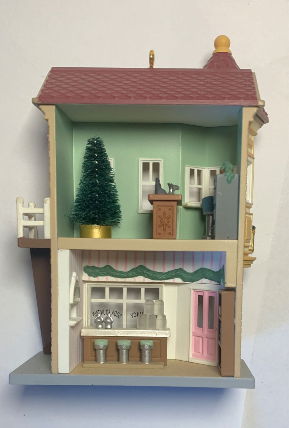 #11 Neighborhood Drugstore - Nostalgic Houses And Shops (Houses) ornament collectible [Barcode 015012120158] - Main Image 4