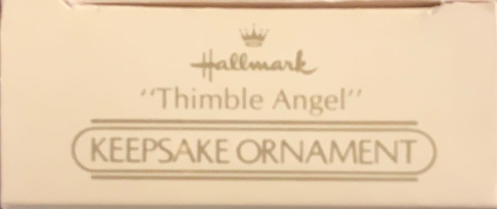 Thimble #7 Angel 1984 - Thimbles ornament collectible - Main Image 2