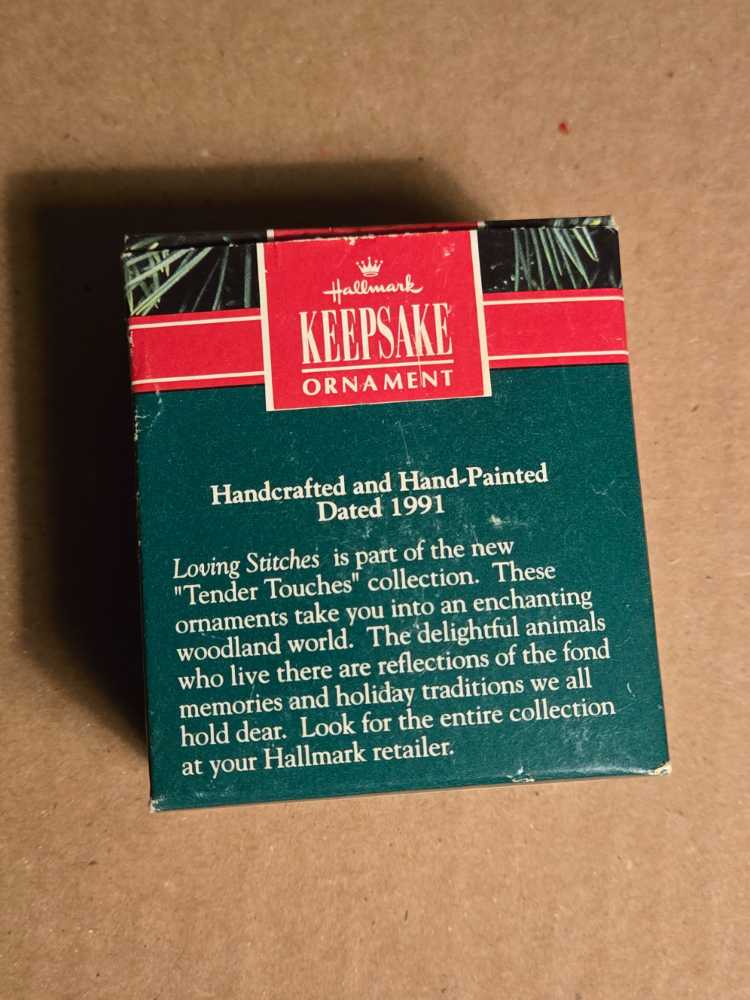 Loving Stitches - Tender Touches Collection ornament collectible - Main Image 2