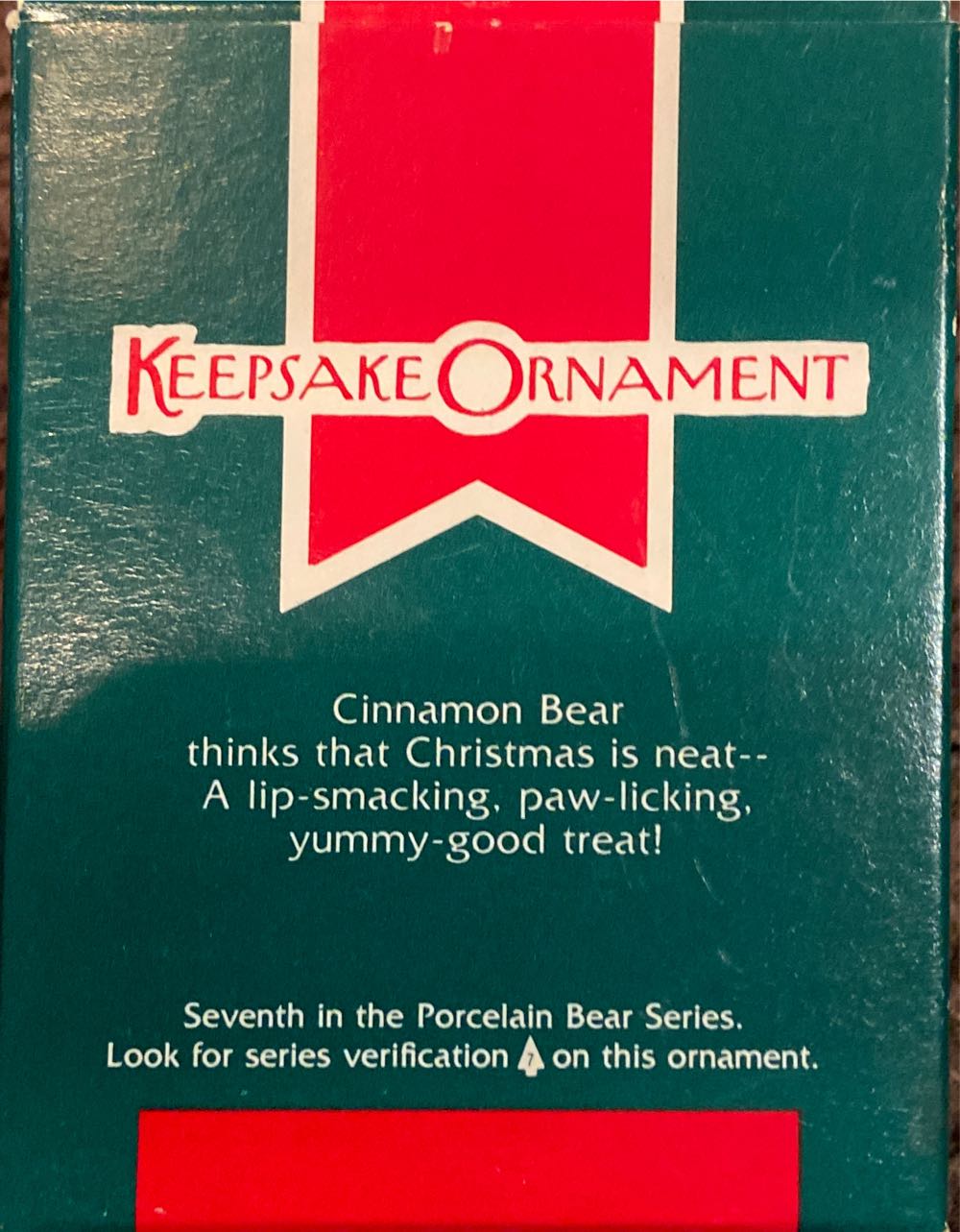 Cinnamon Bear - Porcelain Bear Series ornament collectible - Main Image 2