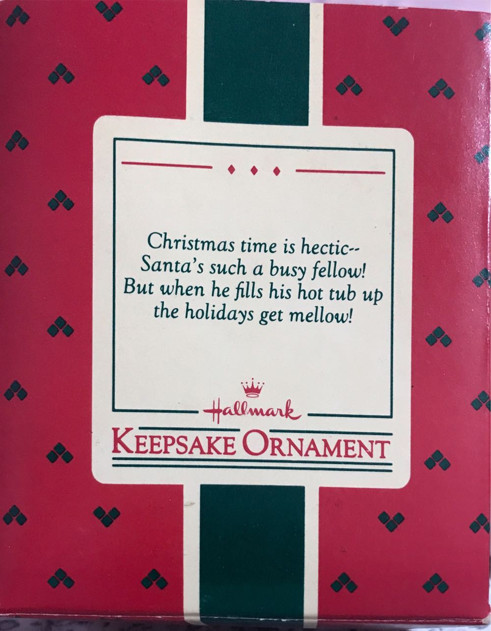 Santa’s Hot Tub  (Santa) ornament collectible - Main Image 2