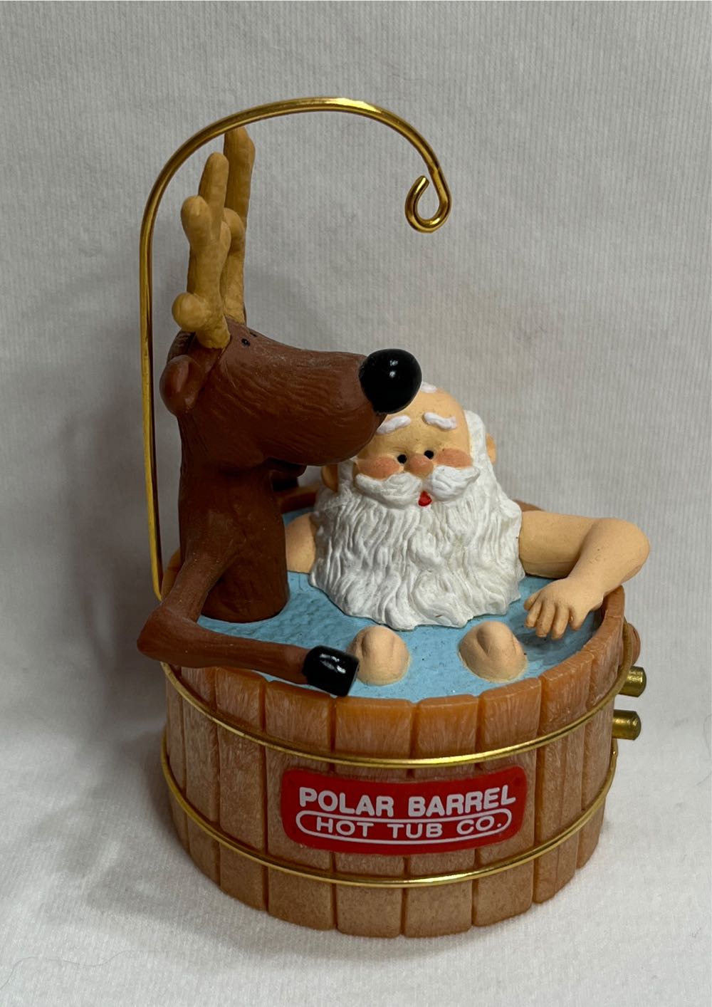 Santa’s Hot Tub  (Santa) ornament collectible - Main Image 3