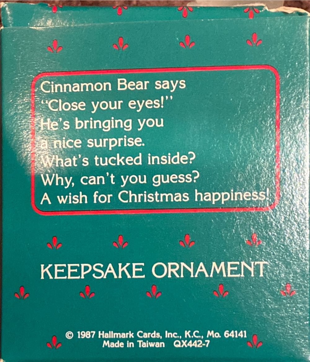 Cinnamon Bear #5 - Porcelain Bear (Bears) ornament collectible - Main Image 2