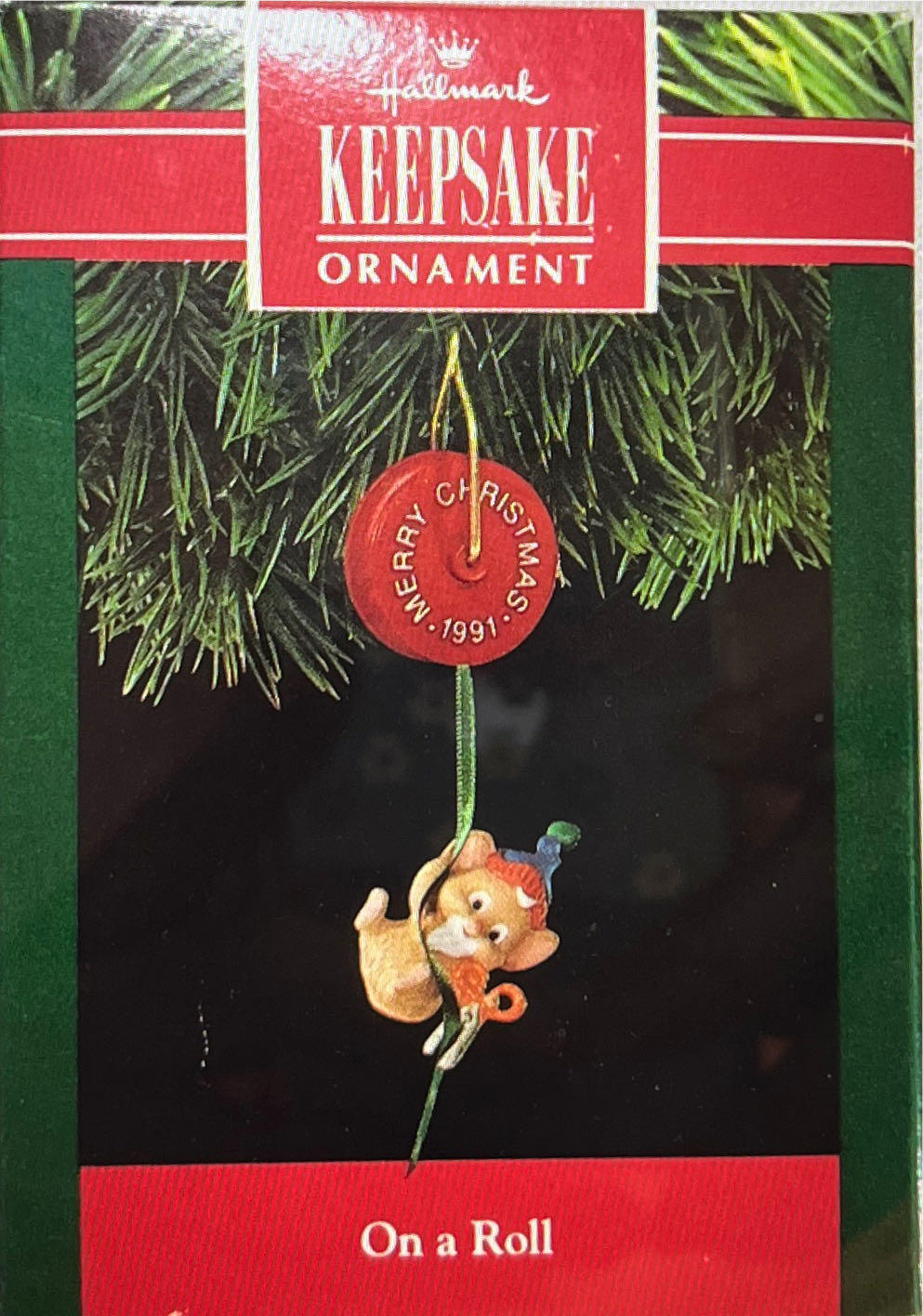 On A Roll Mouse  (Mice) ornament collectible - Main Image 3