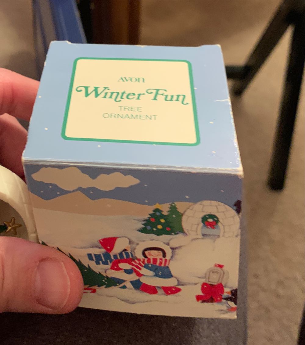 Avon Winter Fun Tree Ornament  ornament collectible - Main Image 2