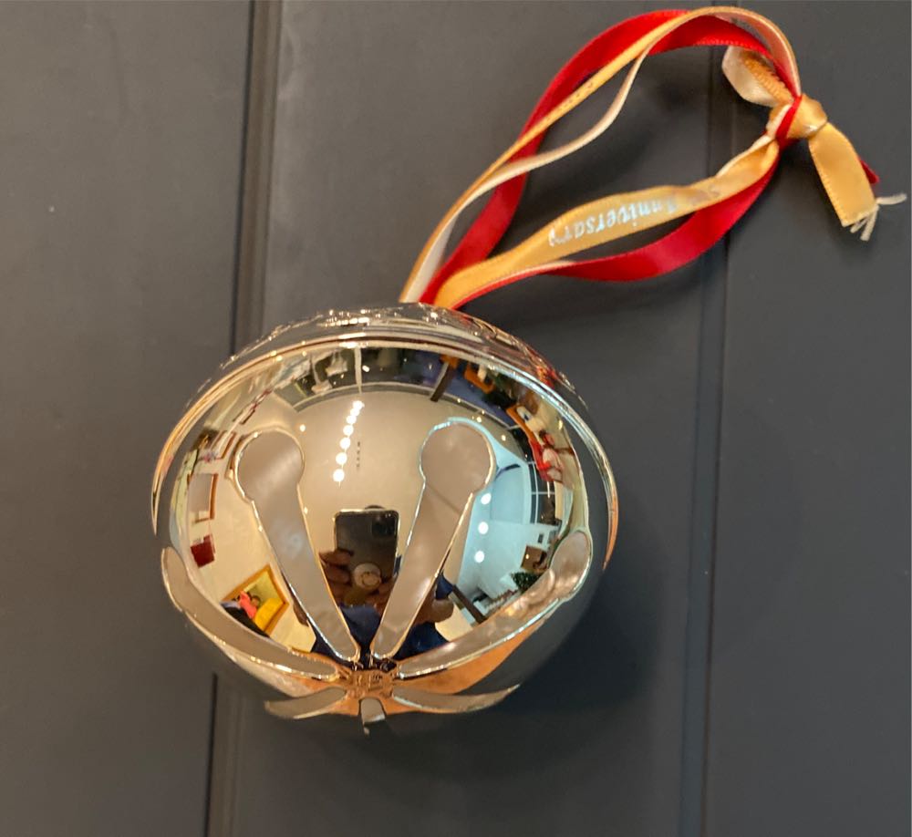 Silver Plated Sleigh Bell - Silver Plated Sleigh Bell (Premium Sleigh Bell Series) ornament collectible - Main Image 2