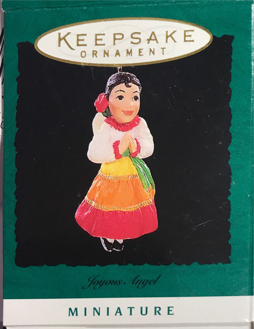 Joyous Angel - Hallmark Keepsake Miniature (Angel) ornament collectible [Barcode 015012304848] - Main Image 2