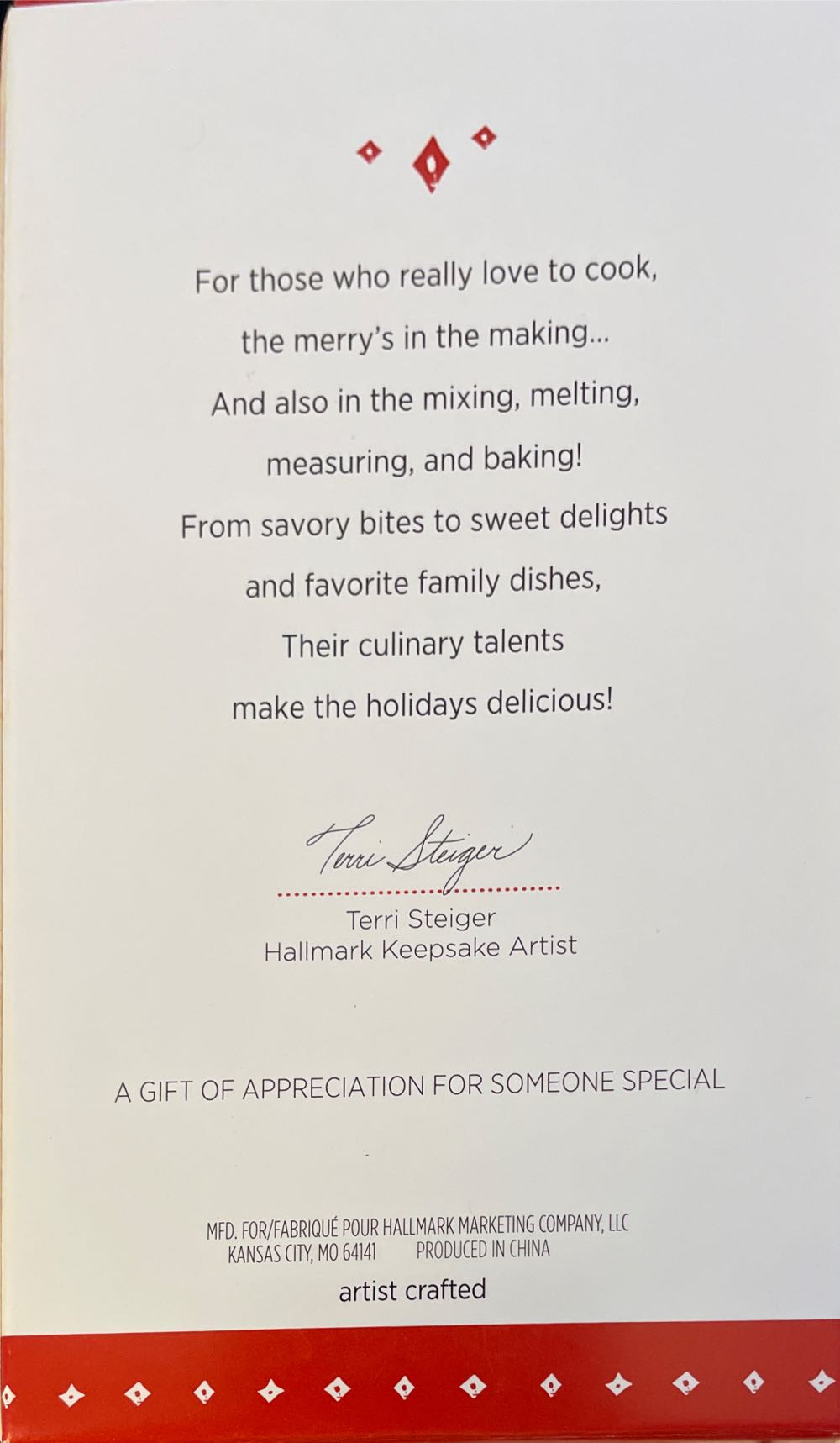 Merry In The making - Baking (Baking) ornament collectible - Main Image 2