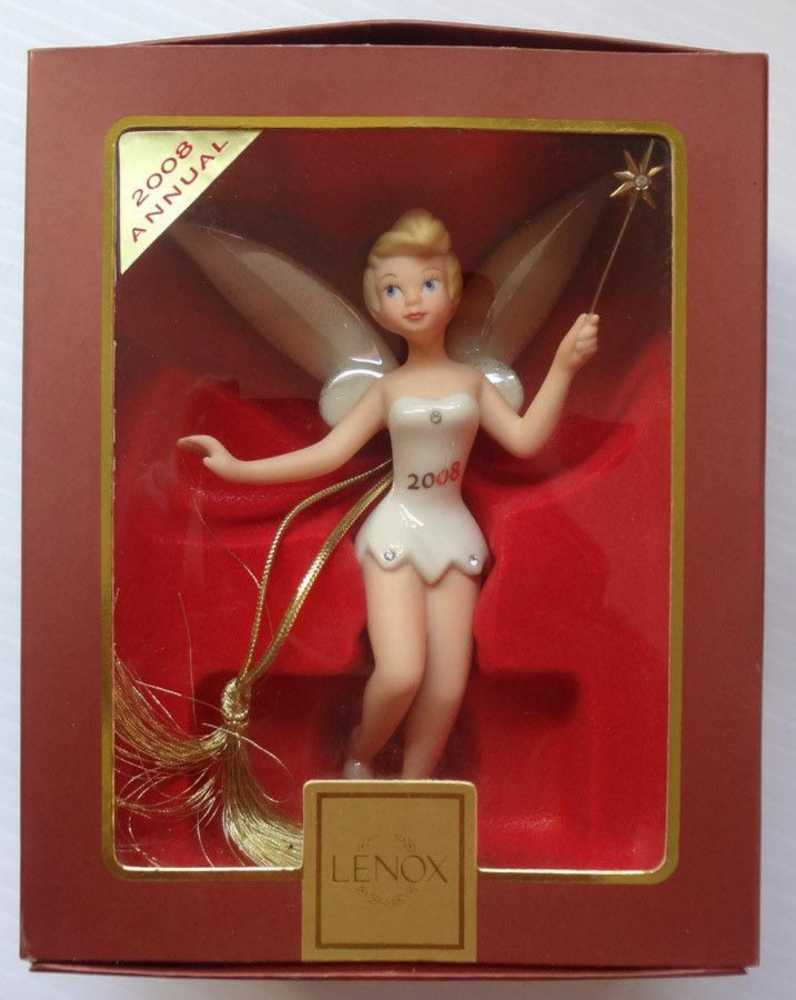 2008 Twinkle Tinker Bell - Lenox Annual (Disney’s Peter Pan) ornament collectible [Barcode 882864176929] - Main Image 2