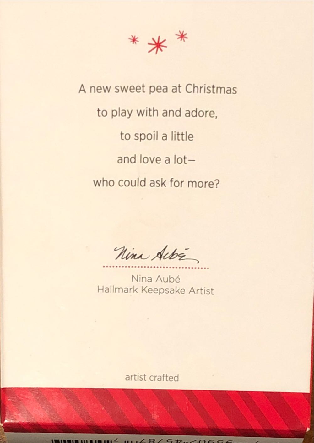 New Parents  ornament collectible [Barcode 795902457877] - Main Image 4