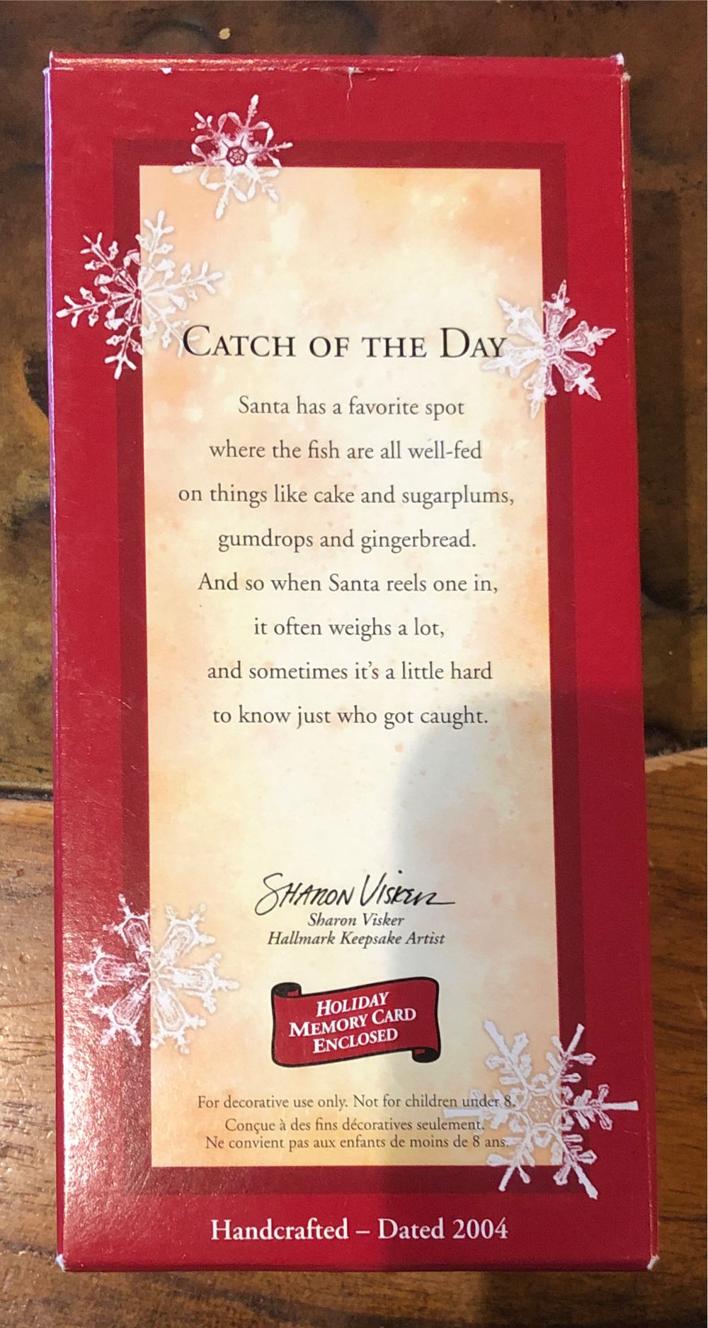 Catch Of The Day  (Fishing) ornament collectible [Barcode 015012814453] - Main Image 2