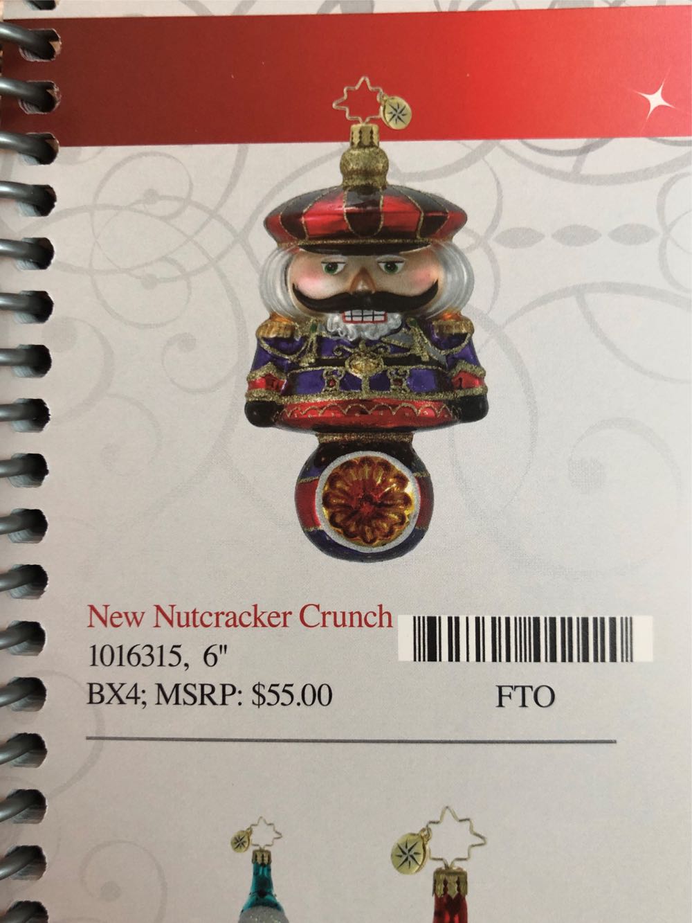 New Nutcracker Crunch  ornament collectible - Main Image 2
