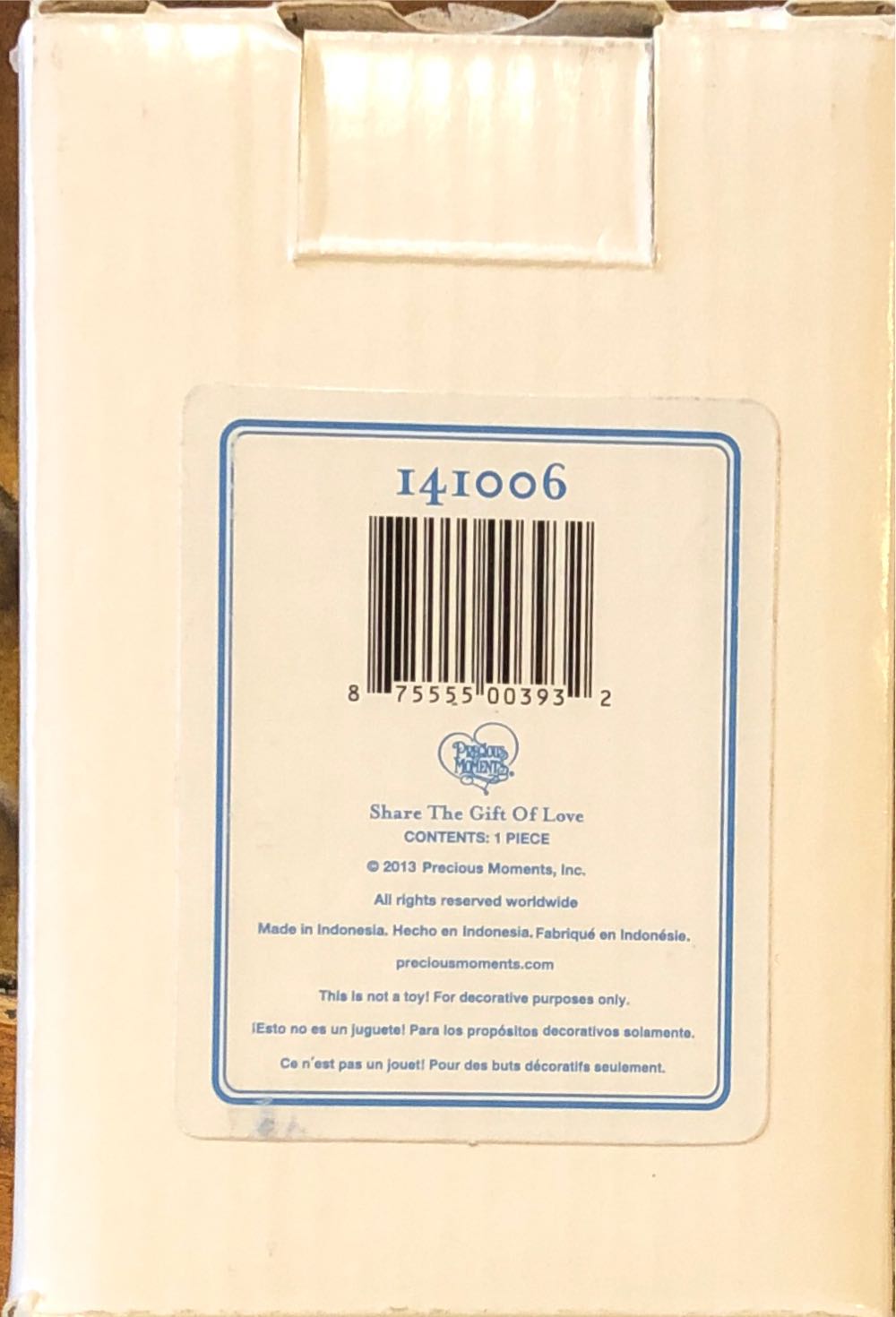 Baby’s First Christmas-2014  (Baby) ornament collectible [Barcode 875555003932] - Main Image 3