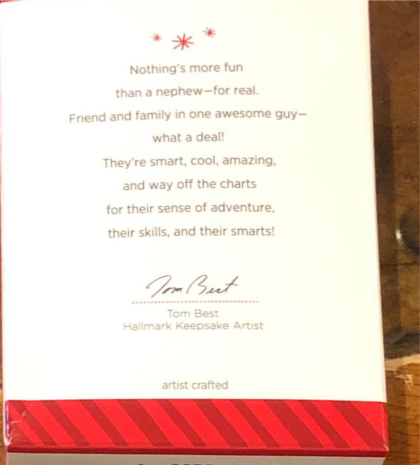 One Awesome Nephew - One Awesome Nephew (Inspirational) ornament collectible [Barcode 795902402884] - Main Image 3