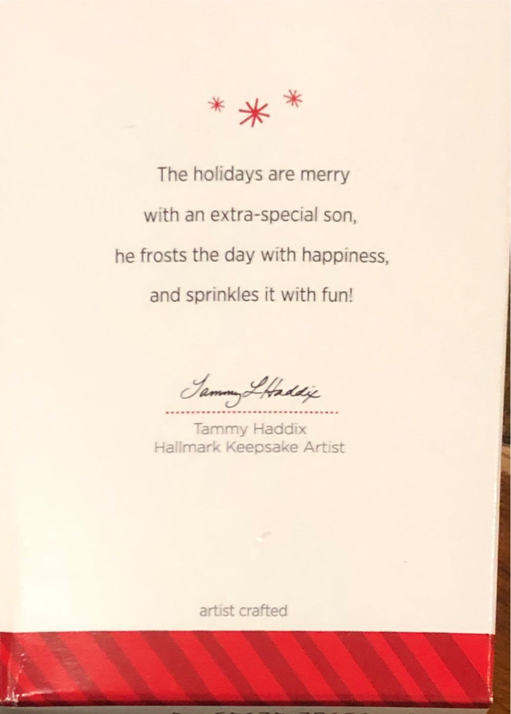 Son 2014  (Family) ornament collectible [Barcode 795902429454] - Main Image 2