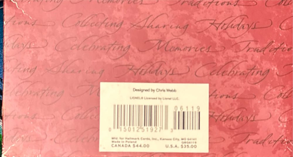 Santa Fe Train - Blown Glass Trains (Trains) ornament collectible [Barcode 015012519273] - Main Image 2