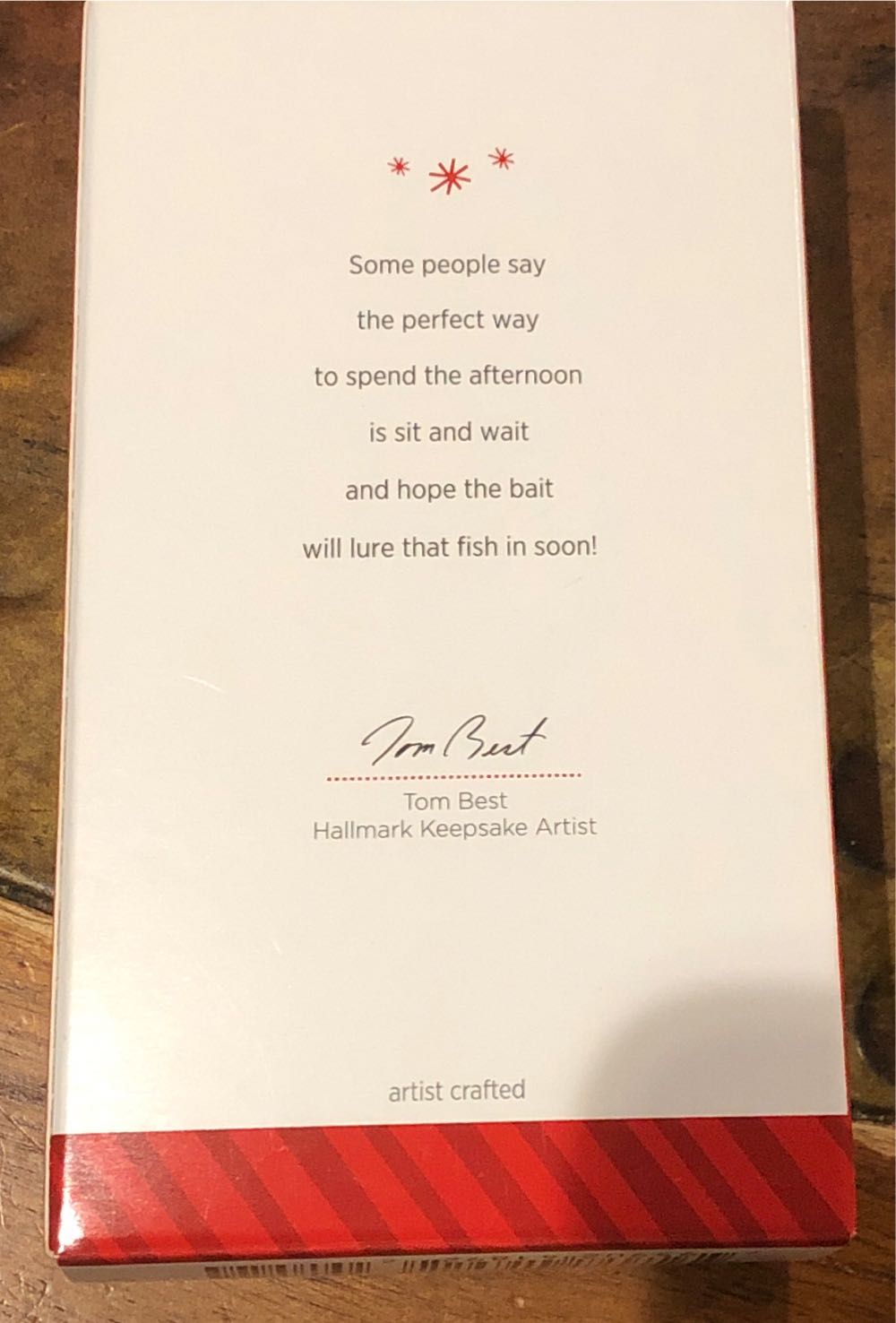 Wishin’ I Was Fishin’  (Fishing) ornament collectible [Barcode 795902418922] - Main Image 2