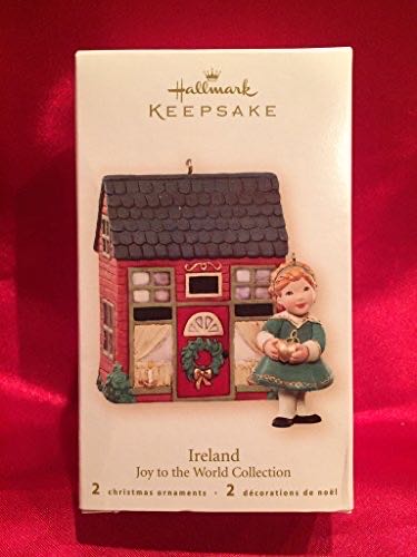 Ireland Joy To The World Collection Set Of 2  - Joy To The World Collection (House, World) ornament collectible [Barcode 795902992996] - Main Image 1