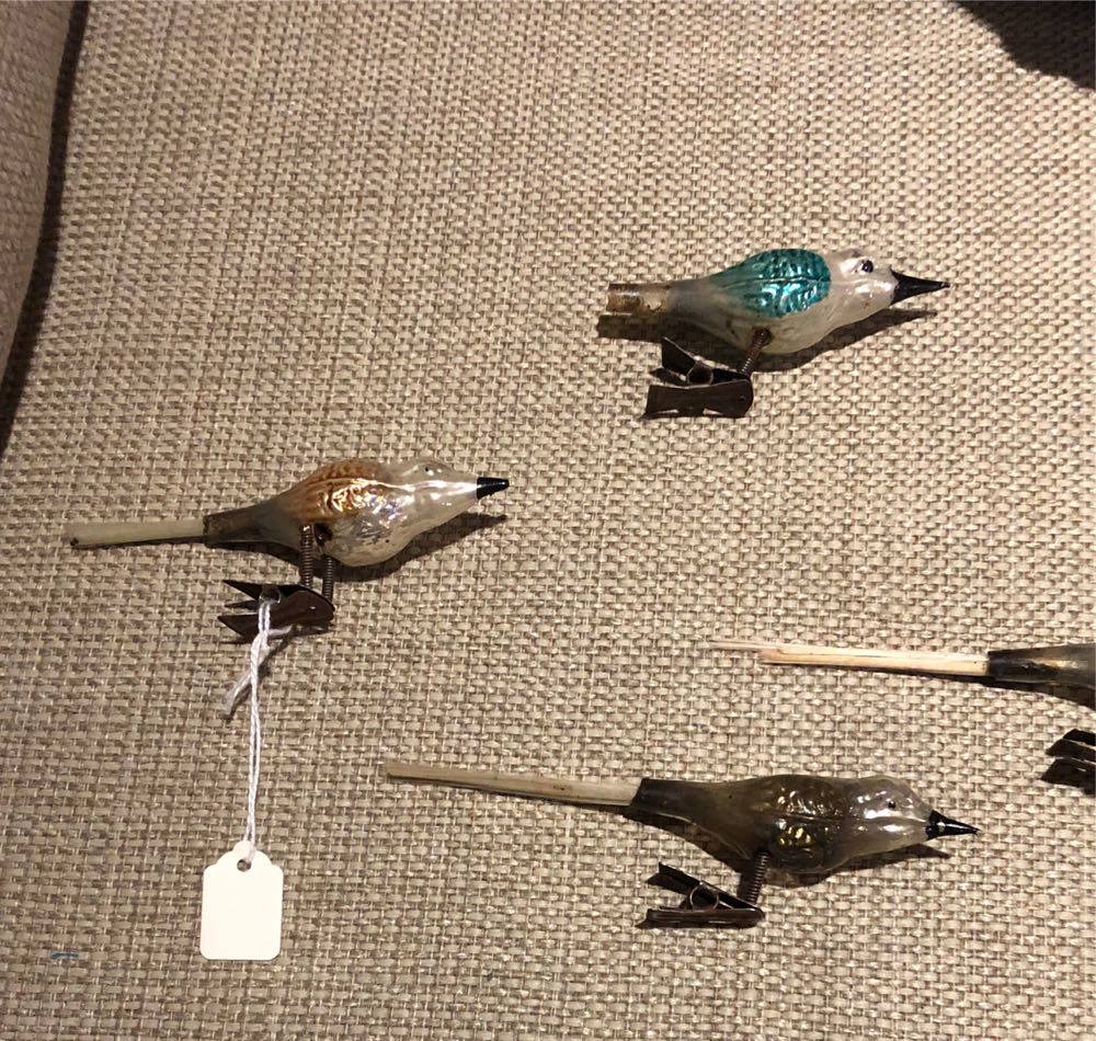 Antique Glass Bird Ornaments  ornament collectible - Main Image 2