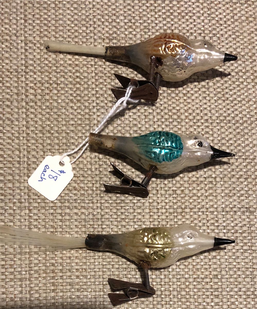 Antique Glass Bird Ornaments  ornament collectible - Main Image 3