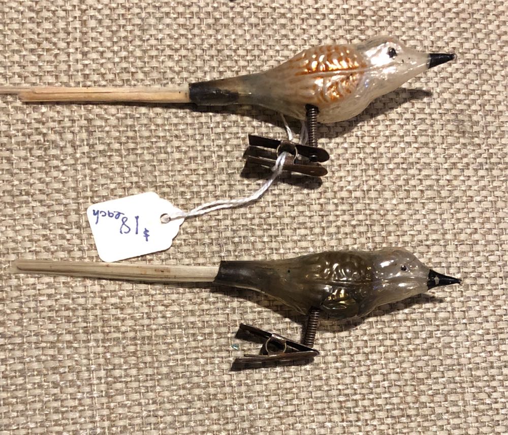 Antique Glass Bird Ornaments  ornament collectible - Main Image 4