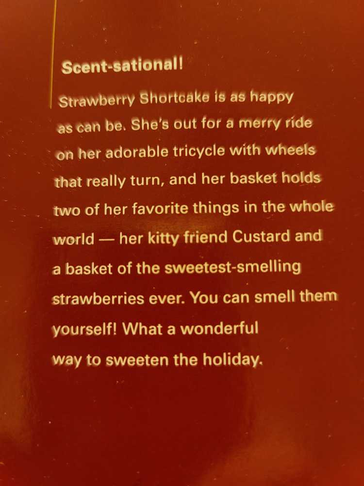 Strawberry Shortcake Scent-sational - Strawberry Shortcake ornament collectible [Barcode 661526652755] - Main Image 2