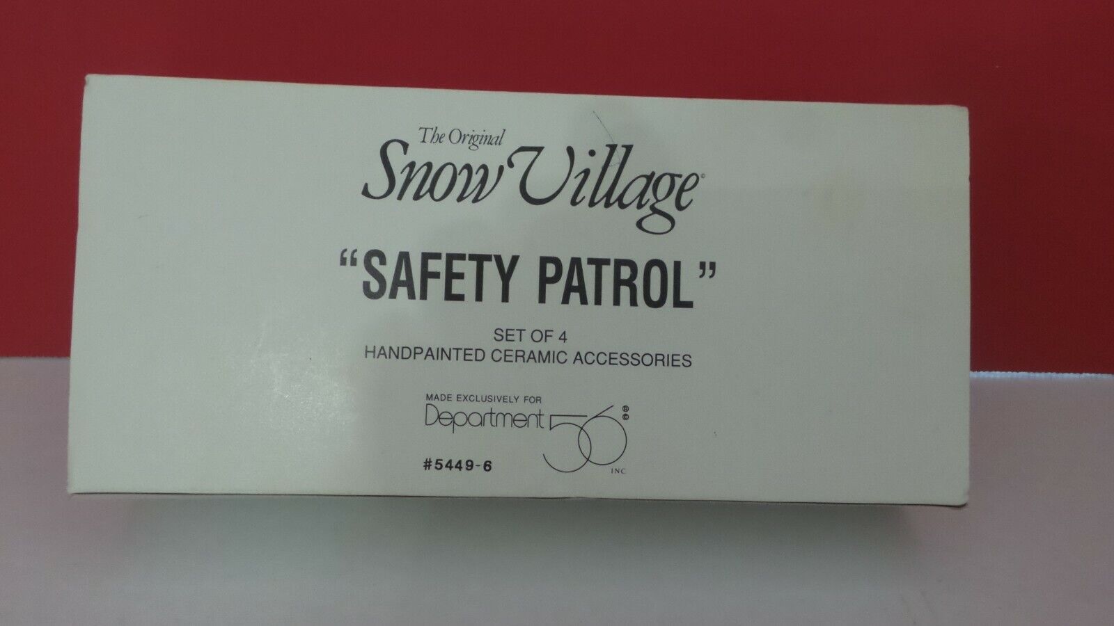 Safety Patrol - The Original Snow Village (Department 56) ornament collectible - Main Image 2