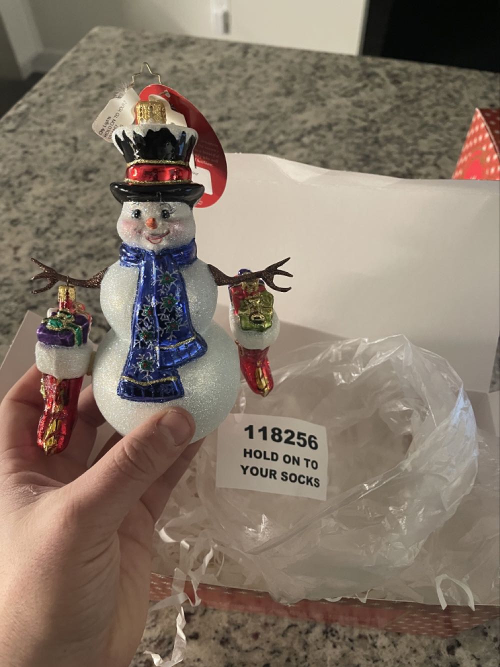 Crate&Barrel Santa Bell