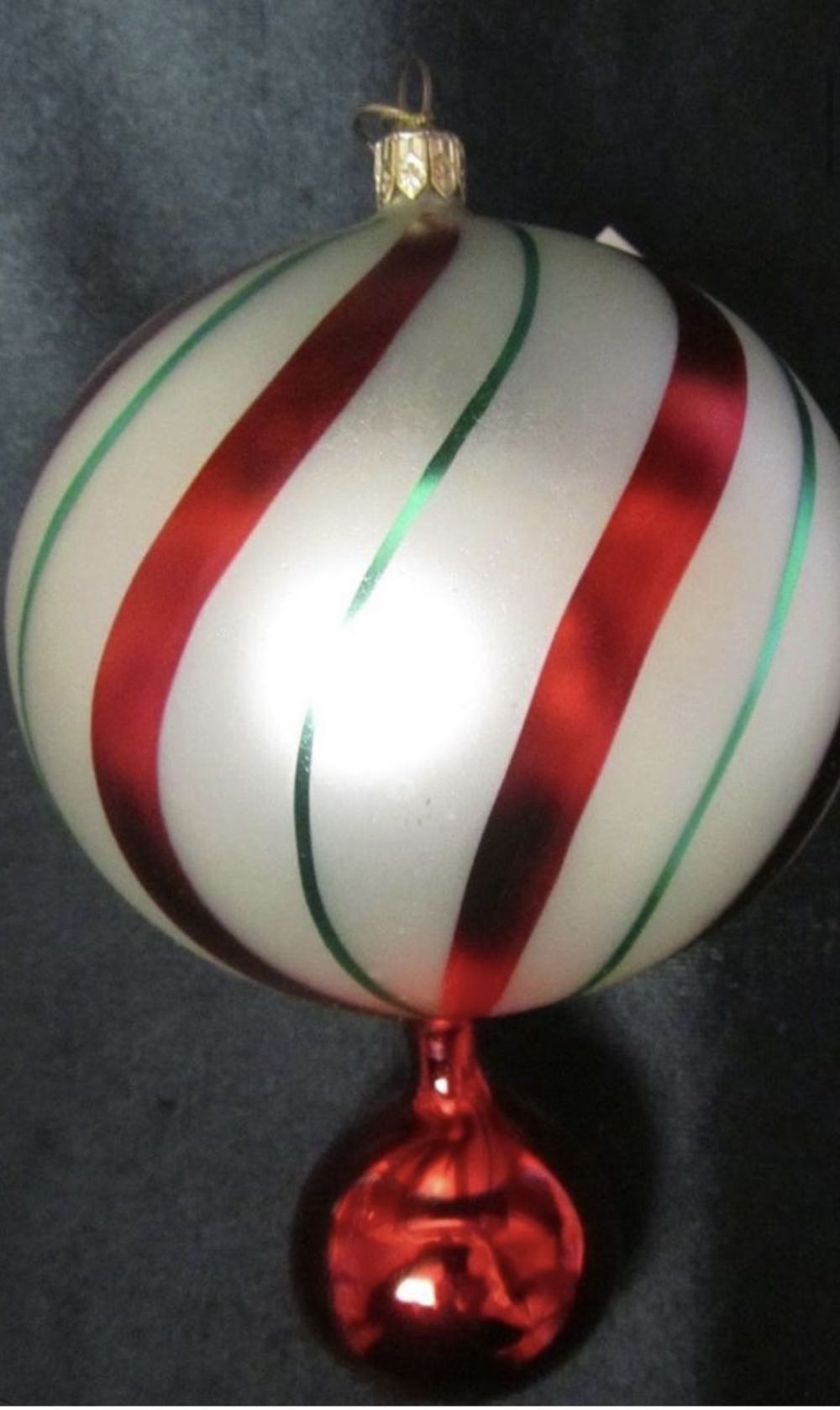Peppermint Stripe  ornament collectible - Main Image 1