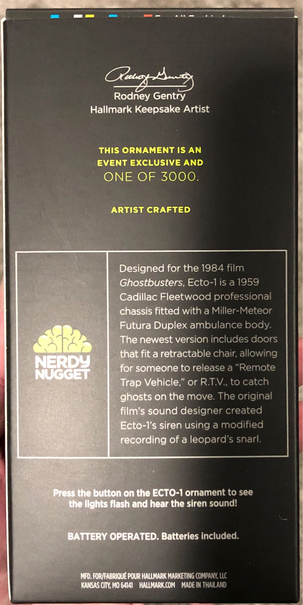 Ecto-1 And RTV Ghostbusters  ornament collectible - Main Image 2