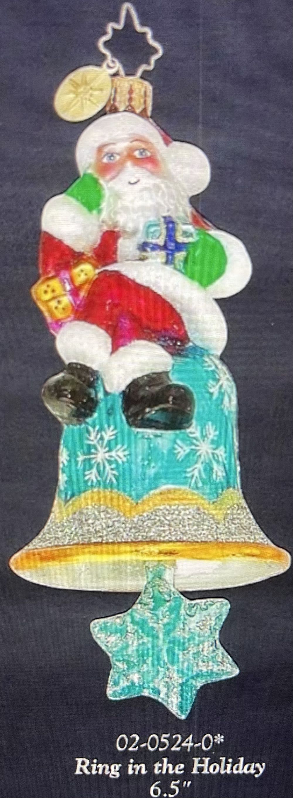 Ring In The Holiday - 0205240 (Santa) ornament collectible - Main Image 2