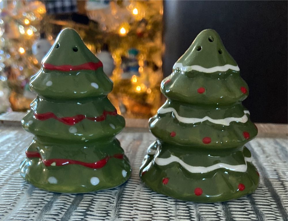 Christmas. Salt & Pepper. Trees.  ornament collectible - Main Image 2