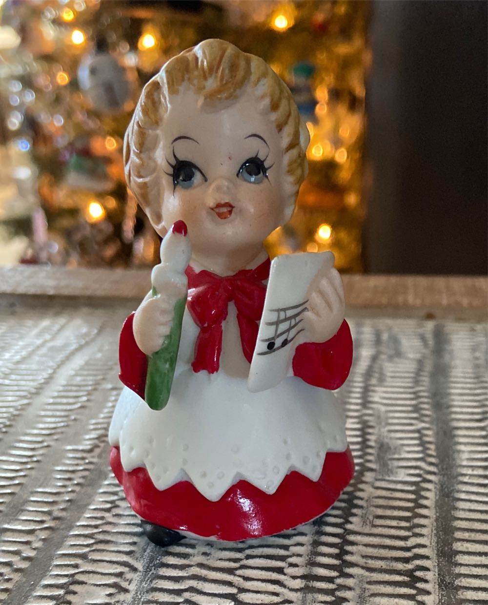Christmas Vintage. Caroler.  ornament collectible - Main Image 1