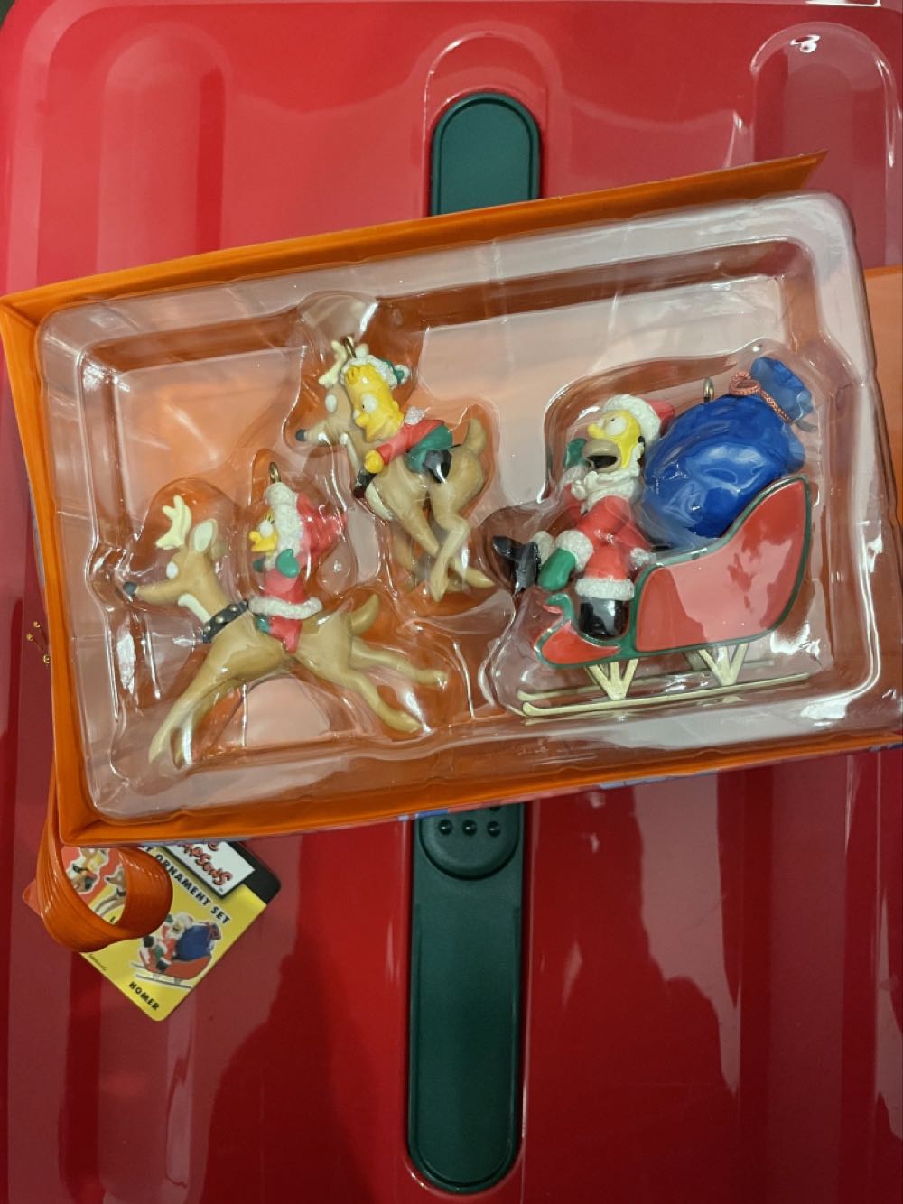 The Simpsons Holiday Ornament Set - Bart Lisa Homer  (The Simpsons) ornament collectible [Barcode 661526171959] - Main Image 2