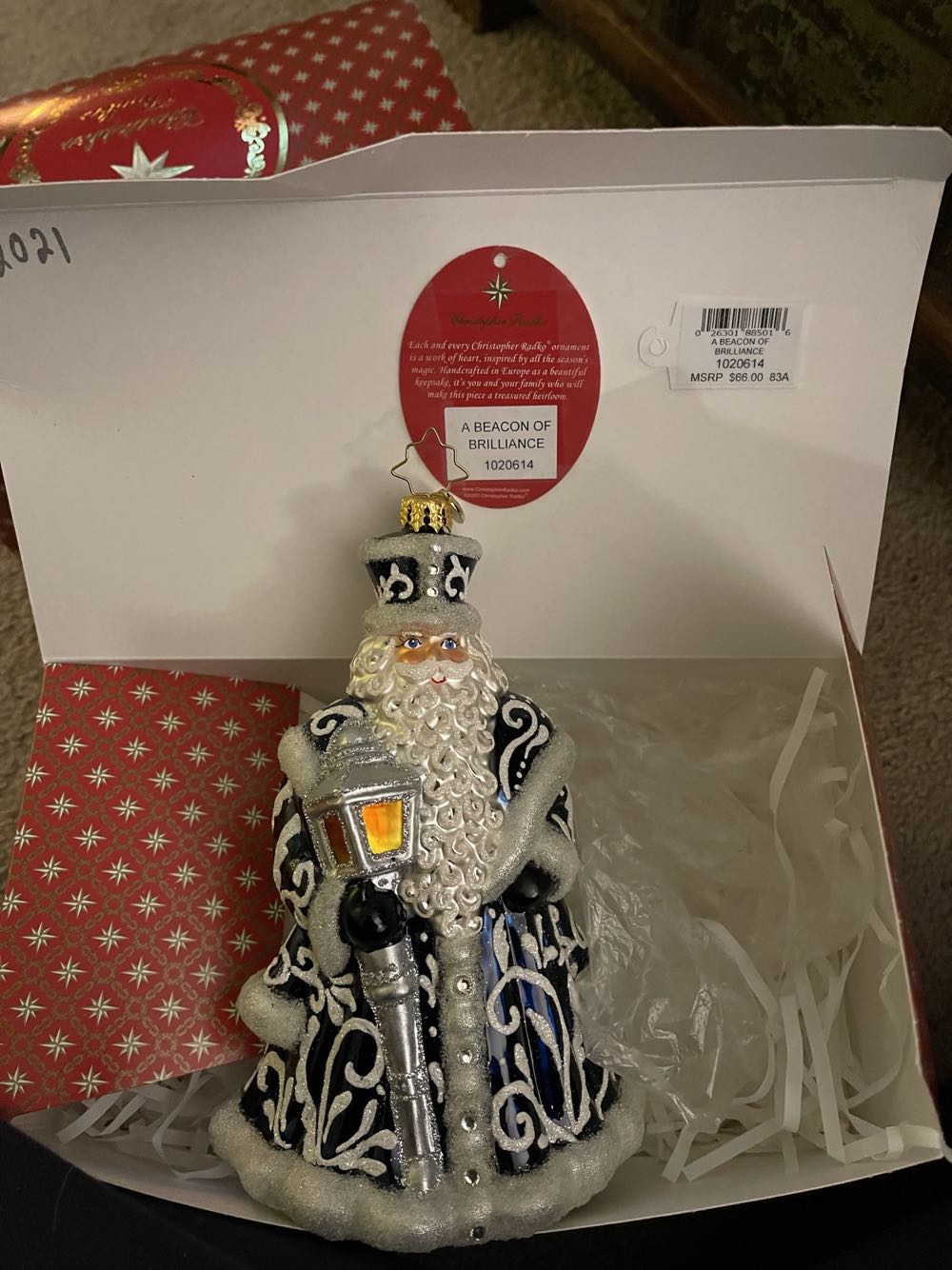 A Beacon Of Brilliance - 1020614 (Santa) ornament collectible - Main Image 2