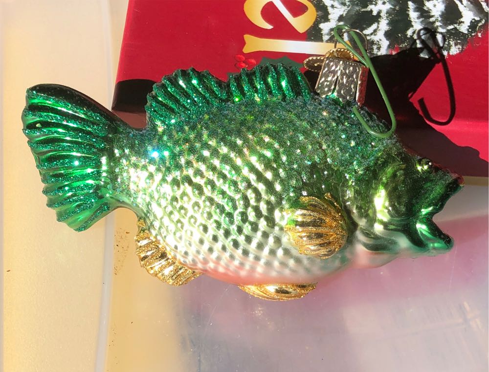 Bass Glass Ornament  (Fishing) ornament collectible - Main Image 2