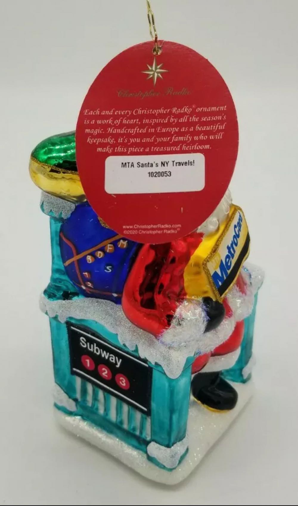 MTA Santa’s NY Travels! - 1020053 (Santa) ornament collectible - Main Image 2