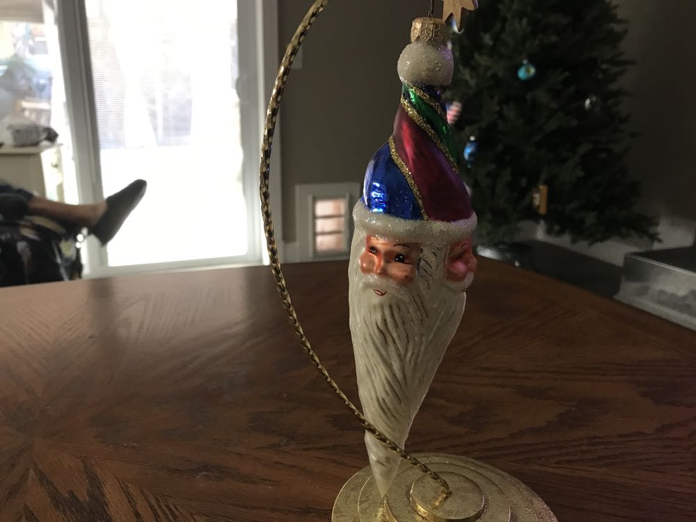Santa 3 Face Enchanter  ornament collectible - Main Image 2