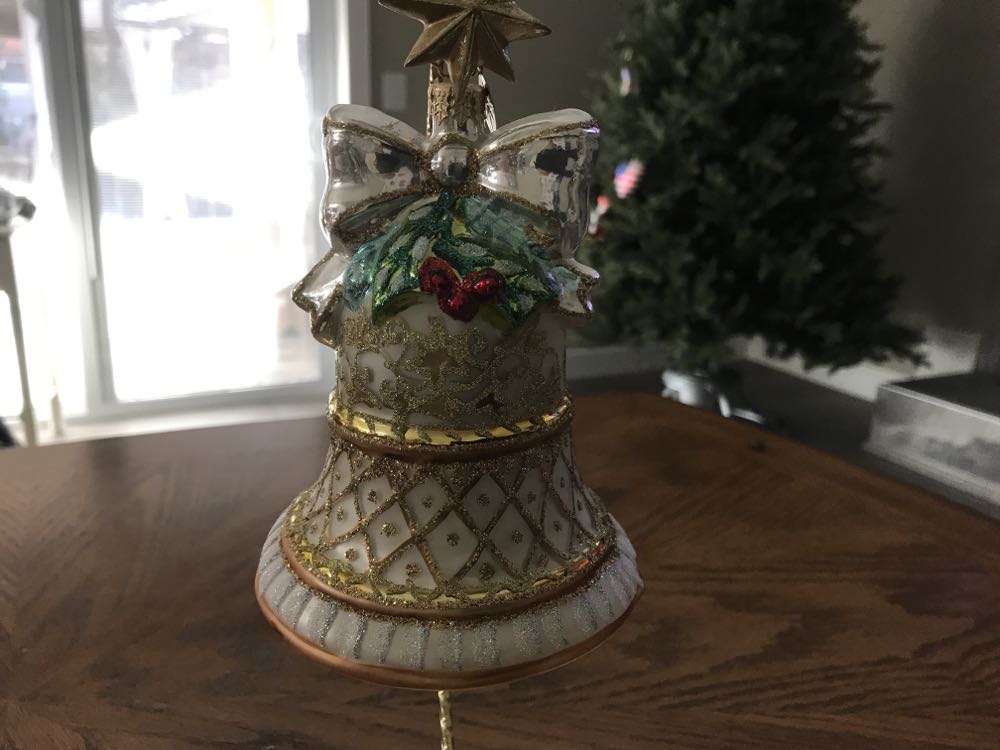 Ivory Elegance Bell  ornament collectible - Main Image 1