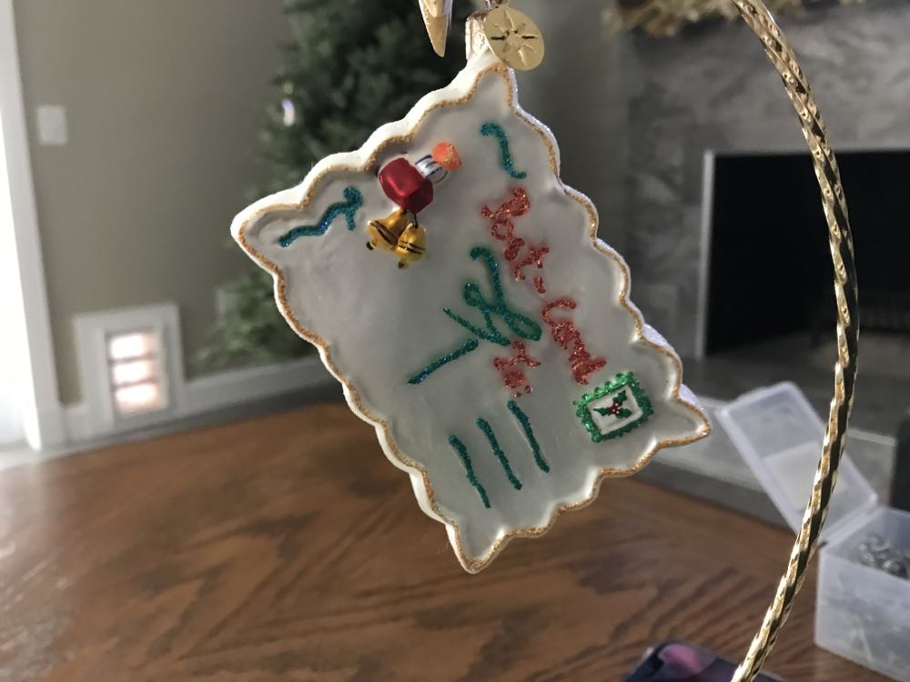 Christmas 2000 Postcard  ornament collectible - Main Image 2