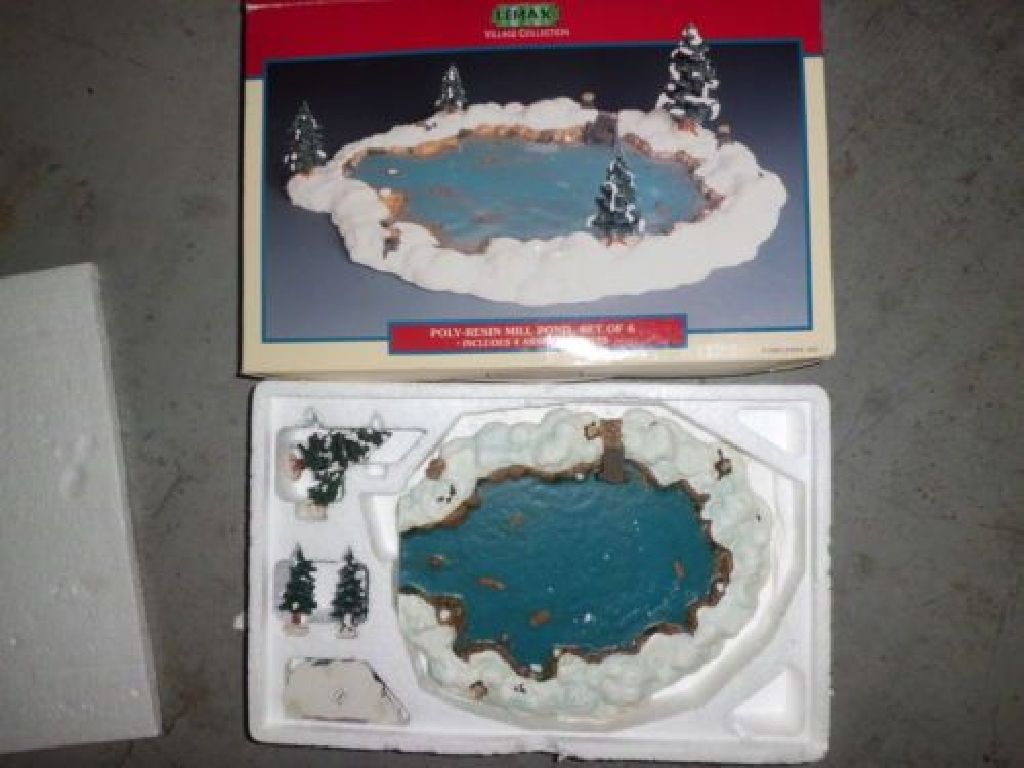 Mill Pond - #94387 - Holiday Collection (Lemax) ornament collectible [Barcode 728162943873] - Main Image 2