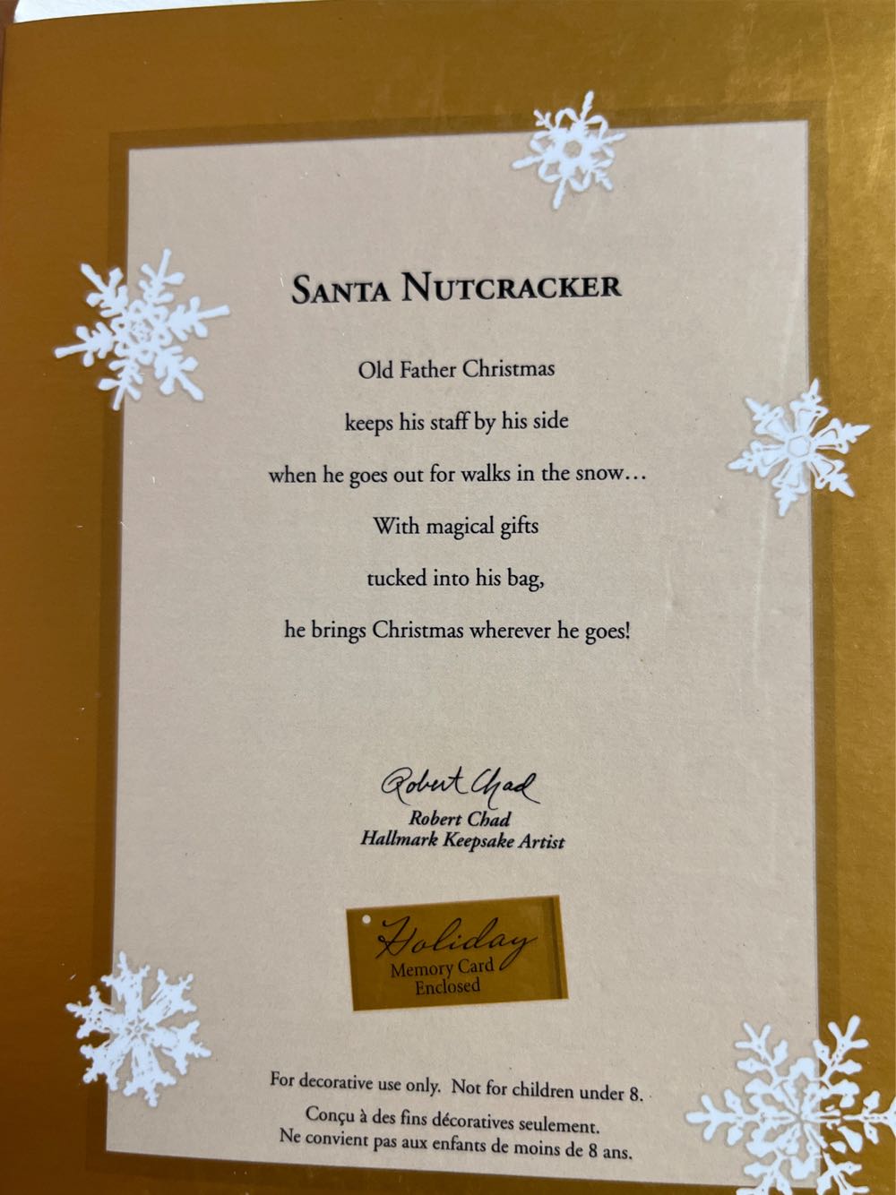 Santa Nutcracker - KOC Collector’s Club Member Exclusive (Santa) ornament collectible [Barcode 015012879674] - Main Image 2