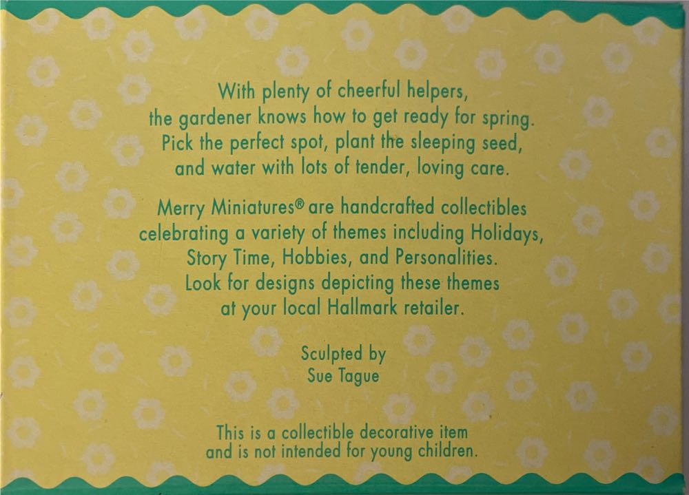 Getting Ready For Spring 3 Piece Set - Merry Miniatures (Spring) ornament collectible [Barcode 015012390629] - Main Image 2